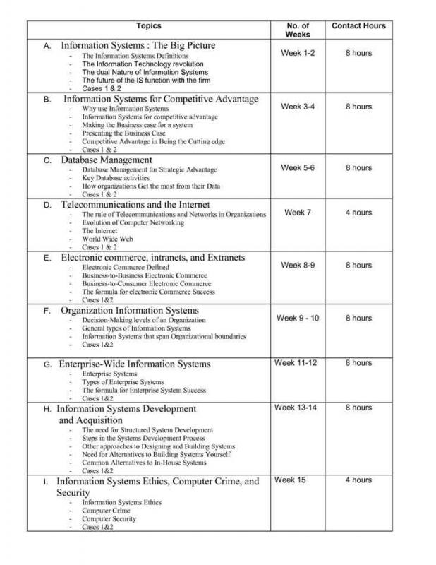 training outline template