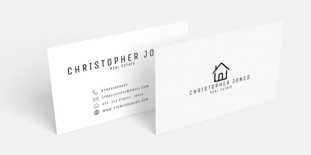 transparent business card