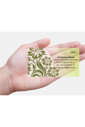 transparent business cards