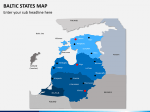 tree map template baltic states map slide