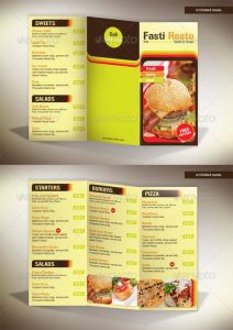 tri fold menu tri fold menu fasti resto