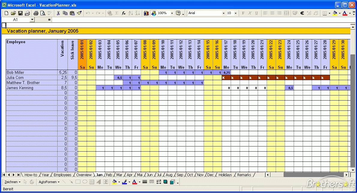 trip planner template