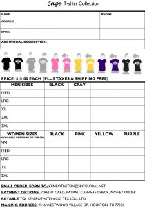 tshirt order form template t shirt order form