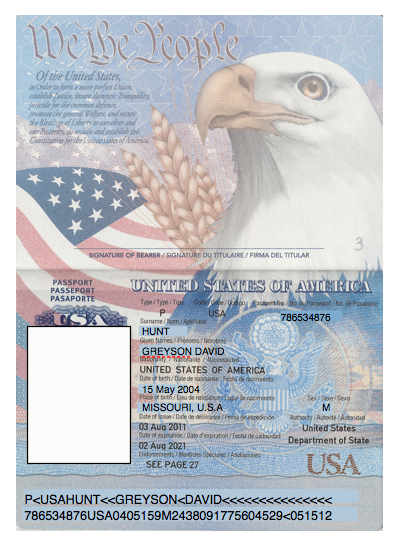 Us Passport Photo Template Template Business