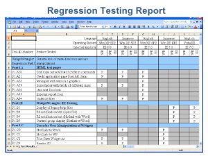 use case document essential software inc regression testing