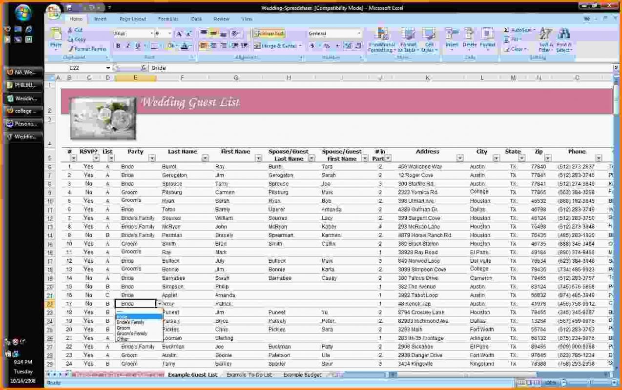 vacation budget template