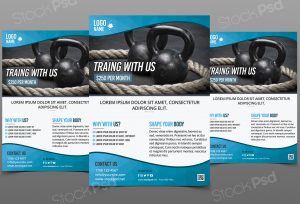 valentines day flyers training gymfitness flyer template photoshop