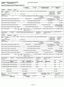 vehicle accident report form woods