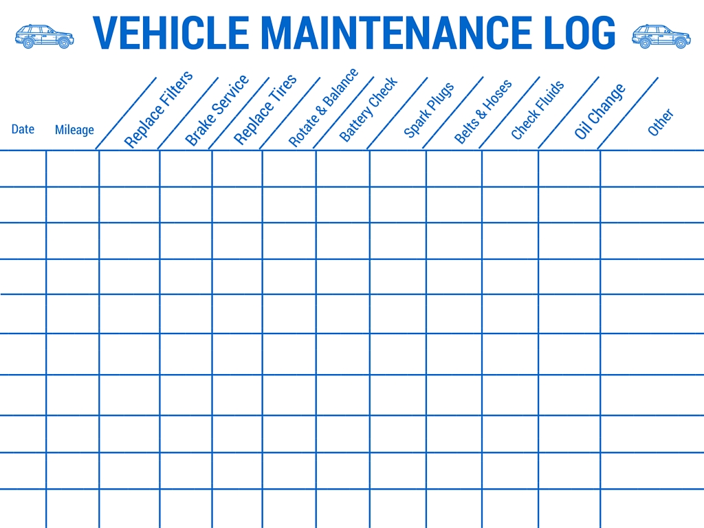 Vehicle Maintenance Log | Template Business