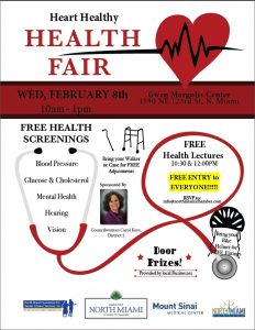 vendor application form health fair flyer