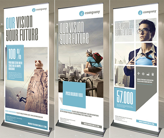 vertical banner design