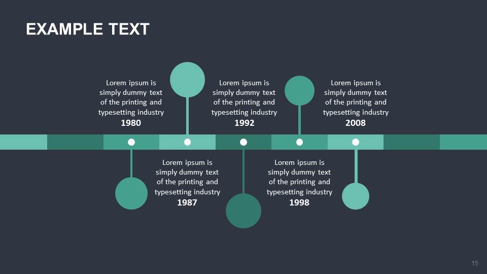 Vertical Timeline Template  Template Business