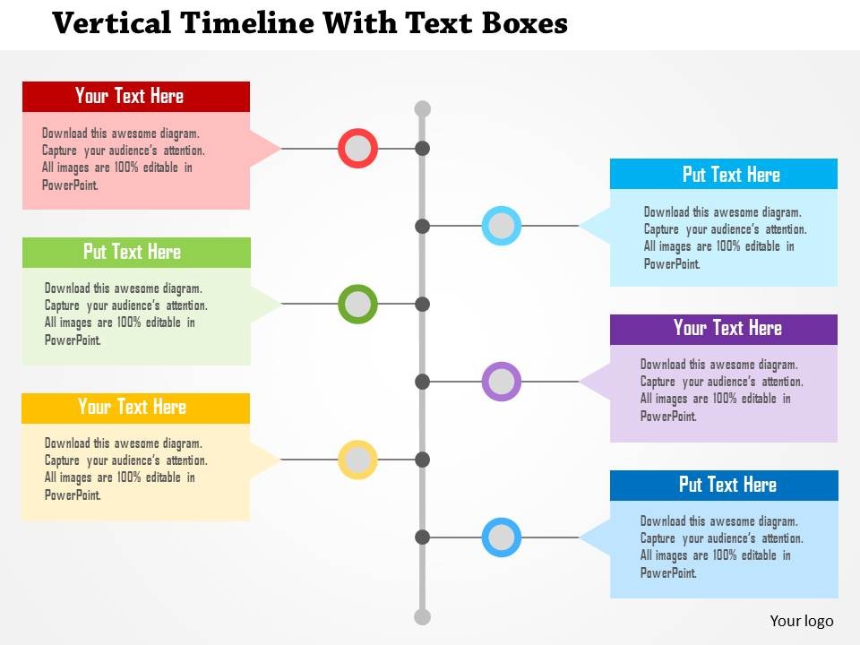 Vertical Timeline Template | Template Business