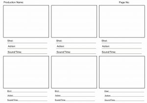 video storyboard template storyboard template