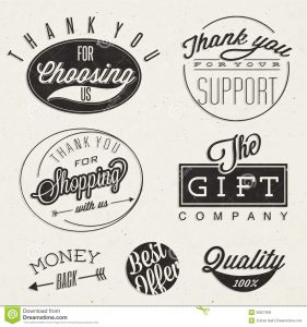 vintage label template títulos tipográficos y símbolos del estilo retro del vintage