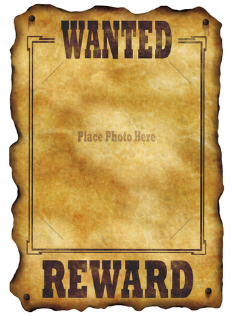 wanted poster template