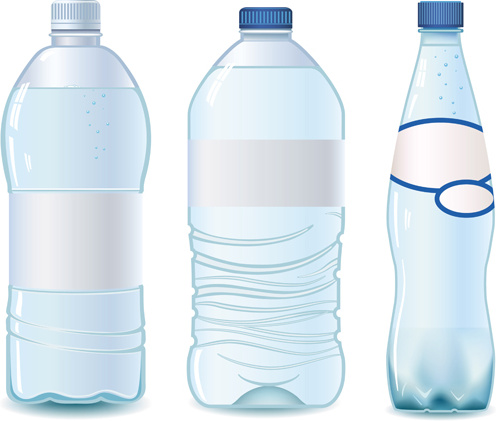 water bottle template