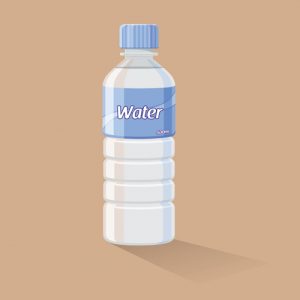 water bottle template vector water bottle template material