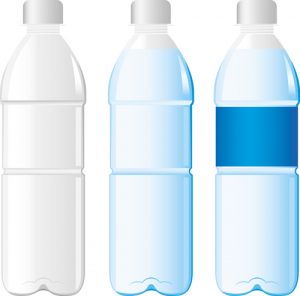 water bottle template vector water bottle template material