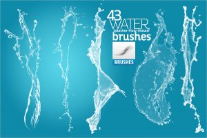 water brush photoshop water splash brushes for photoshop