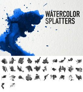 water brush photoshop watercolor free brushes photoshop