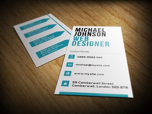 web designer business card a edb