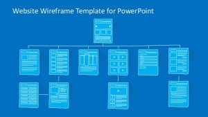 website planning template slidemodelcom website wireframe powerpoint template