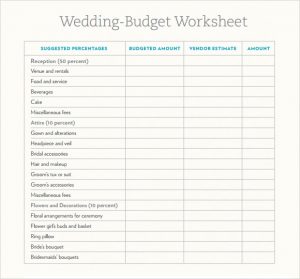 wedding budget worksheet wedding budget worksheet