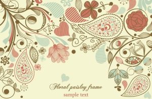 wedding card templates elegant floral background pattern vector