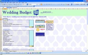 wedding checklist excel wedding budget template free