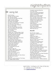 wedding checklist template songlist template page