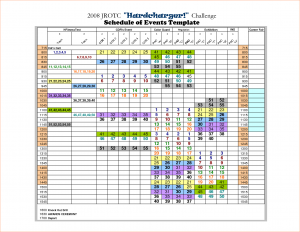 wedding day schedule template schedule of events template