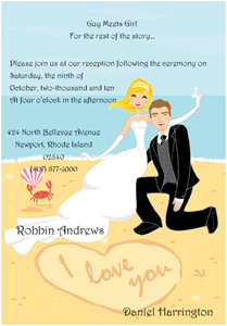 wedding invite formats