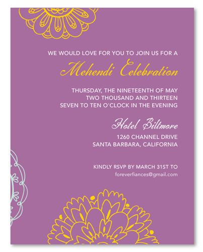 wedding invite formats