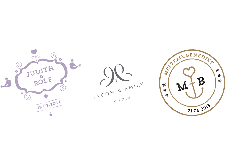 wedding logo design