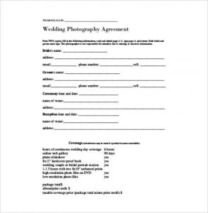 wedding photography contract pdf wedding photography contract pdf file