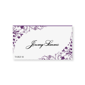 wedding place card template