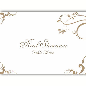 wedding place card template