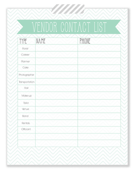 wedding planners templates