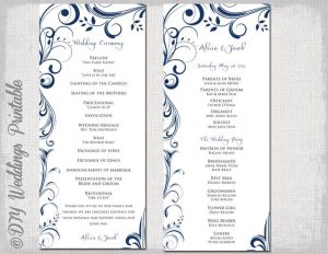 wedding program fan templates daafbaeacdb ceremony programs wedding programs