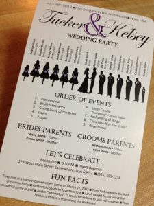 wedding program fan templates blog fan