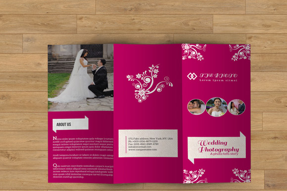 wedding program template free