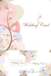 wedding programme design exquisite wedding cards vector design