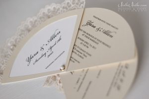 wedding programs fans templates wedding invitation fan three parts with rsvp