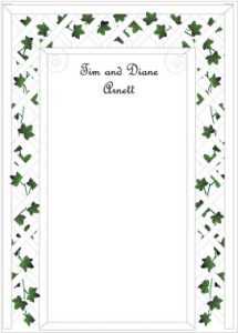 wedding script font wedding anniversary invitations ivy trellis ty