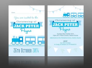 wedding thank you examples christening invite design for boy blue best