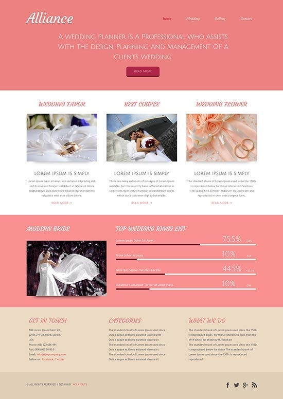 wedding website templates