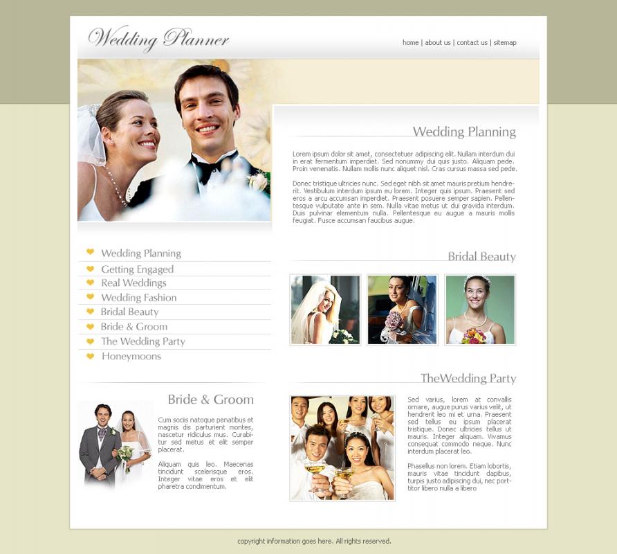 wedding website templates