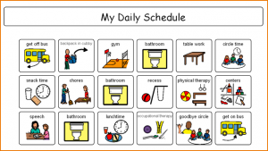 weekly budget printable daily schedule maker picture