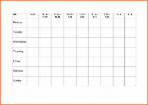 weekly budget printable weekly table template weekly revision timetable cb